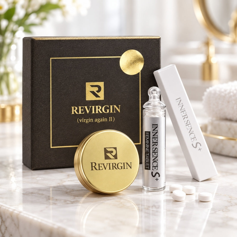REVIRGIN GOLD Feminine Care Set | REVIRGIN Cream 10g + INNER SENCE S+ 6 Tablets